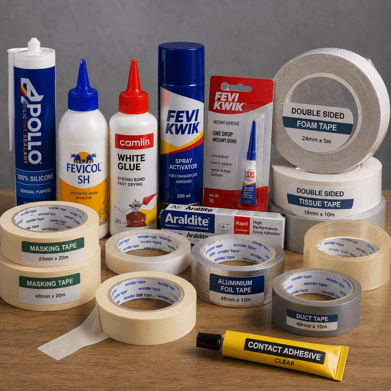 Adhesives & Tapes - Hardware supplier in Pune