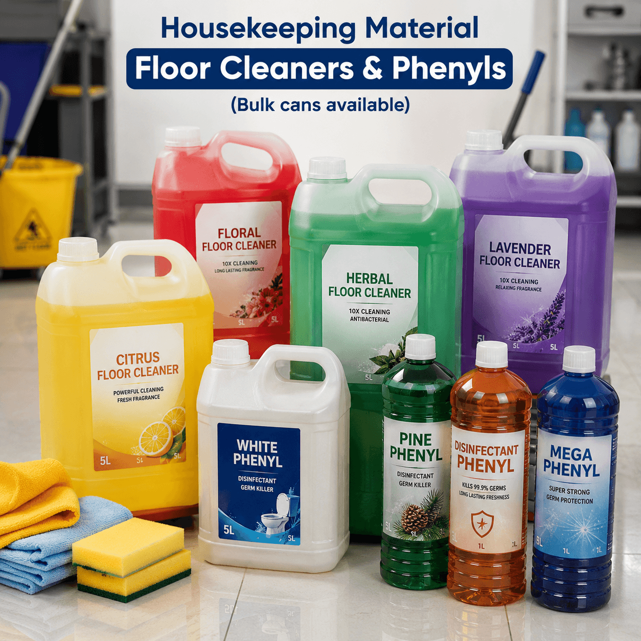 Floor Cleaners & Phenyls - Housekeeping Material supplier in Pune