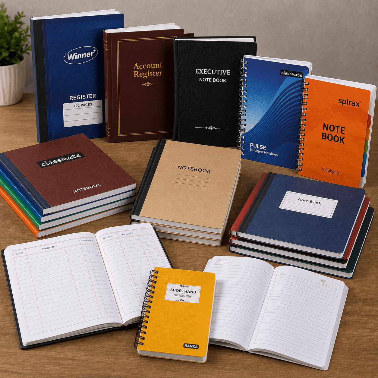 Notebooks & Registers - Stationery supplier in Pune