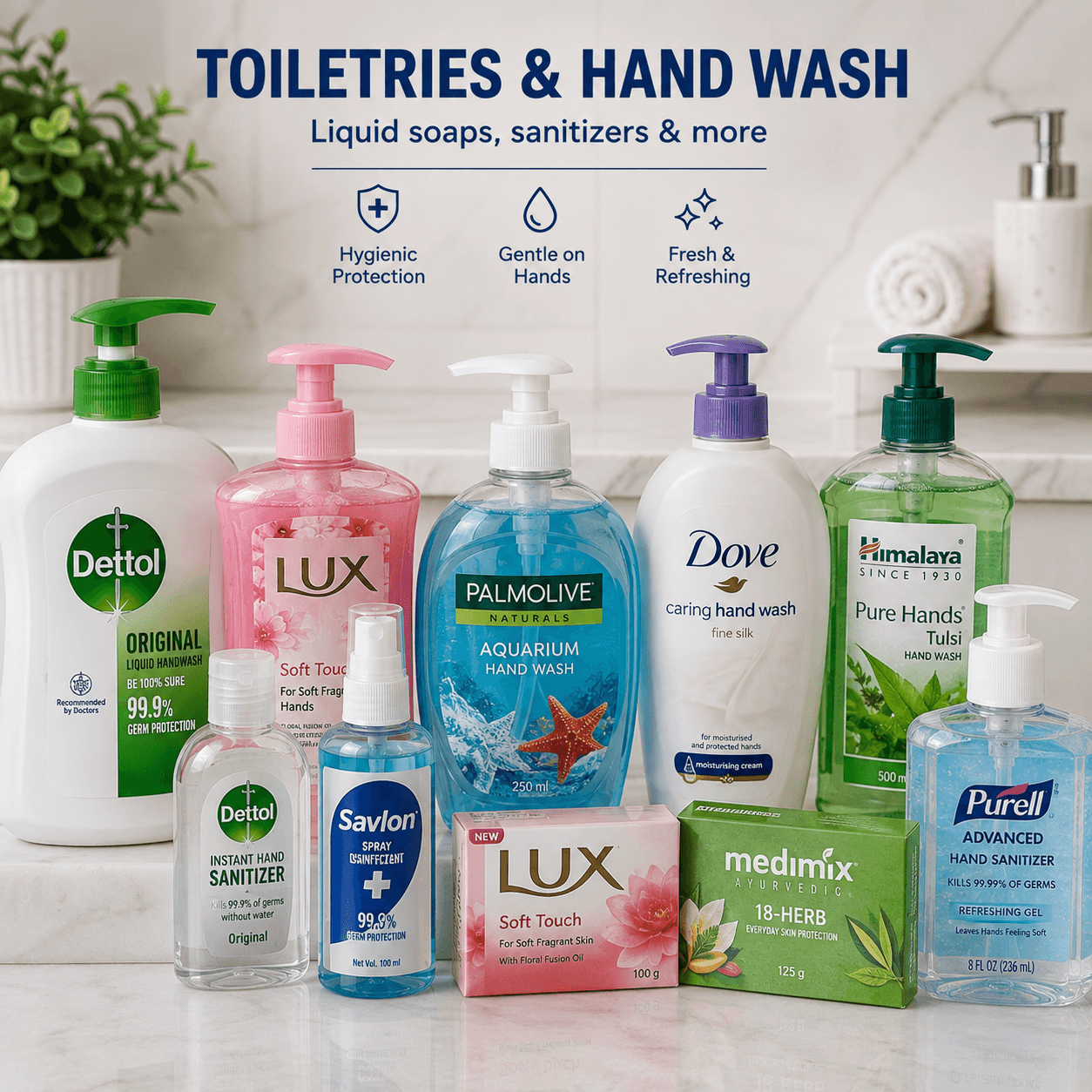 Toiletries & Hand Wash - Housekeeping Material supplier in Pune